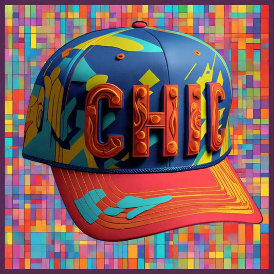 HATS-Streetwear-Cityscape.17: Chicago Abstract CHIC - Global Warming Warrior Wear, "S.P.C." A Social Purpose Corporation   ZEBRA UNDERGROUND