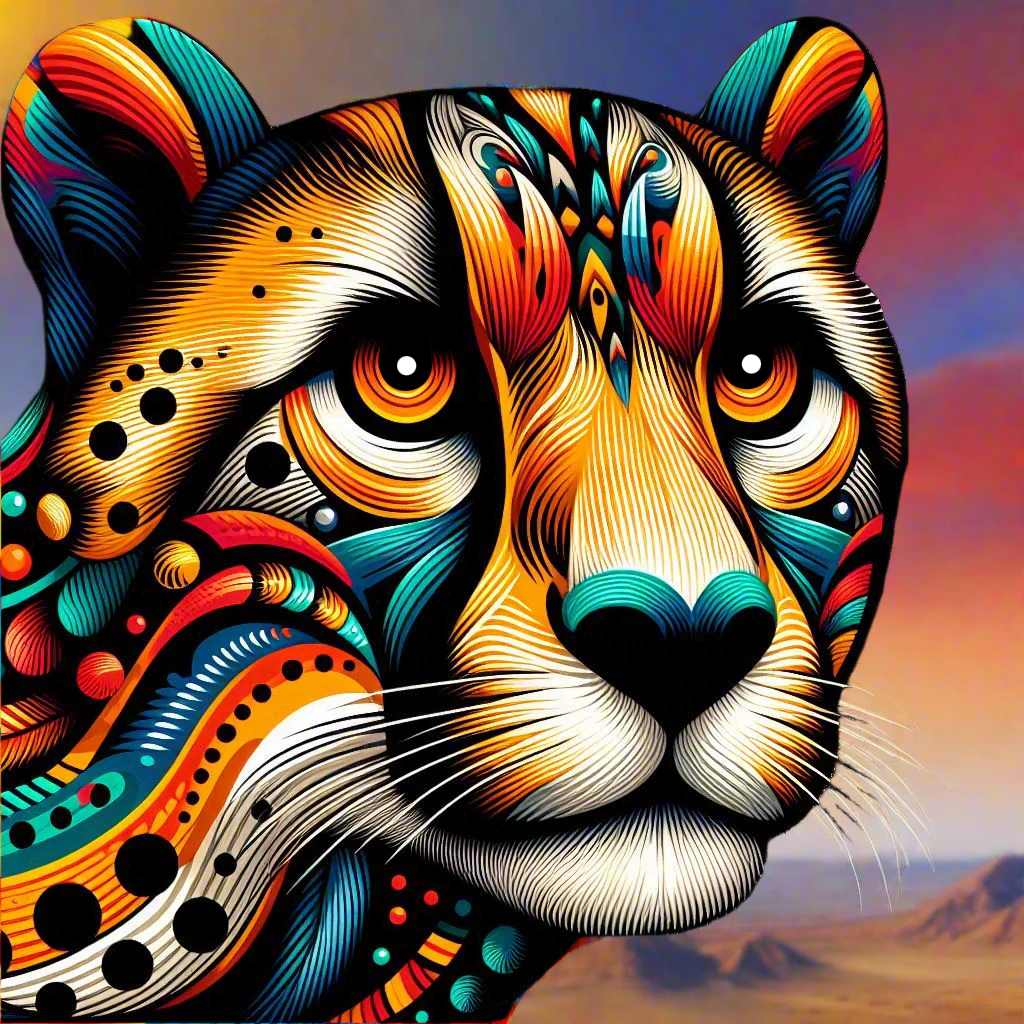 EXOTIC BIG CATS: Cheetah.A - Global Warming Warrior Wear, "S.P.C." A Social Purpose Corporation