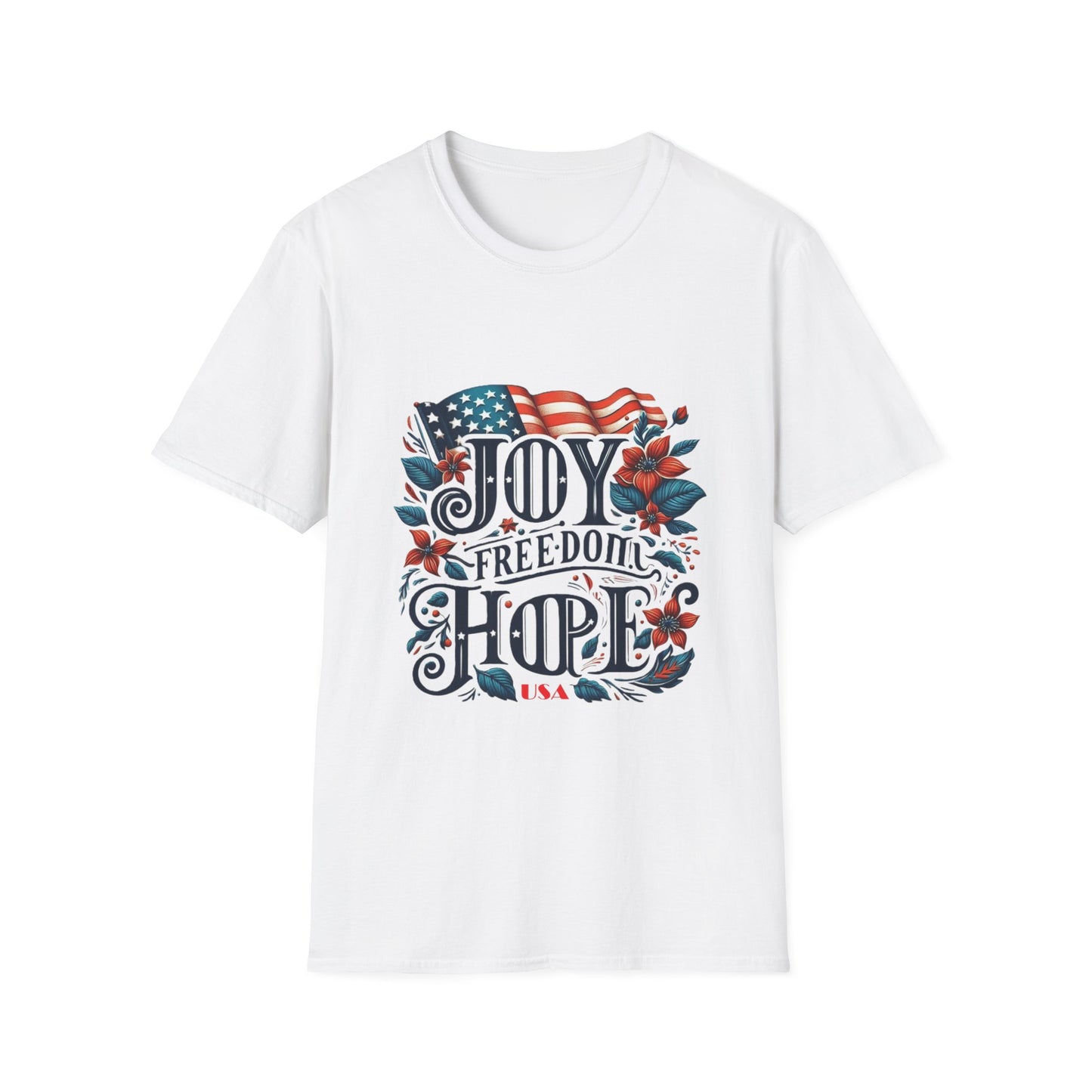 X - Vote - Joy - FREEDOM - Hope - USA-1. / Unisex Graphic Tee Shirt - Global Warming Warrior Wear, "S.P.C." A Social Purpose Corporation