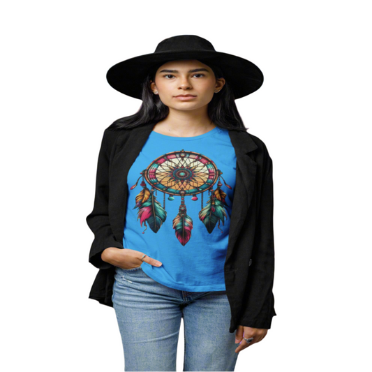 Dream Catcher - Native American Inspired / Unisex Graphic Tee Shirt - ZEBRA UNDERGROUND  ZEBRA UNDERGROUND