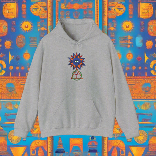 Egyptian Sun - Peace - Love - Unity Unisex Graphic Hoodie - Amazon Apparel Company  ZEBRA UNDERGROUND