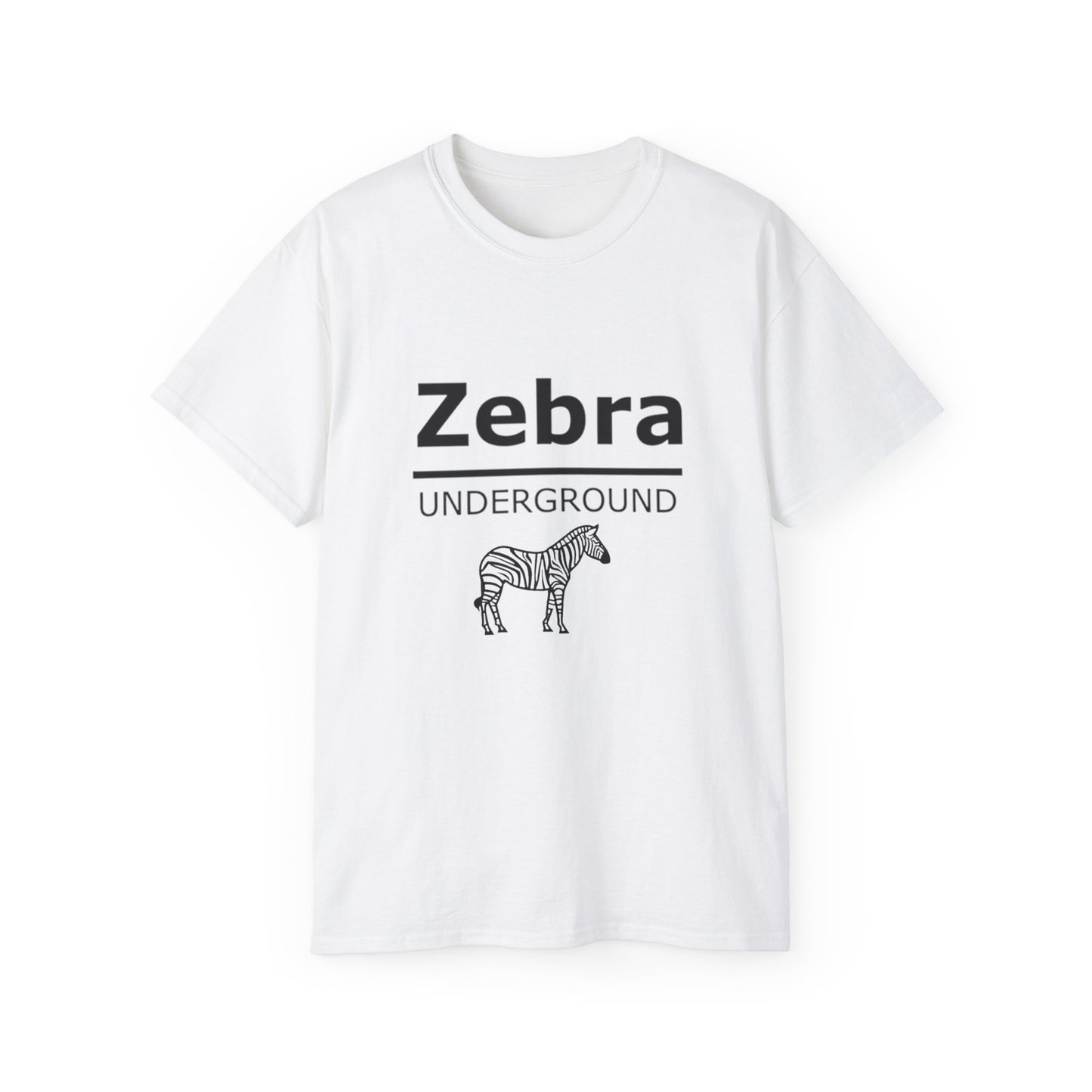 ZEBRA UNDERGROUND - Black Letters and Zebra - ZEBRA UNDERGROUND