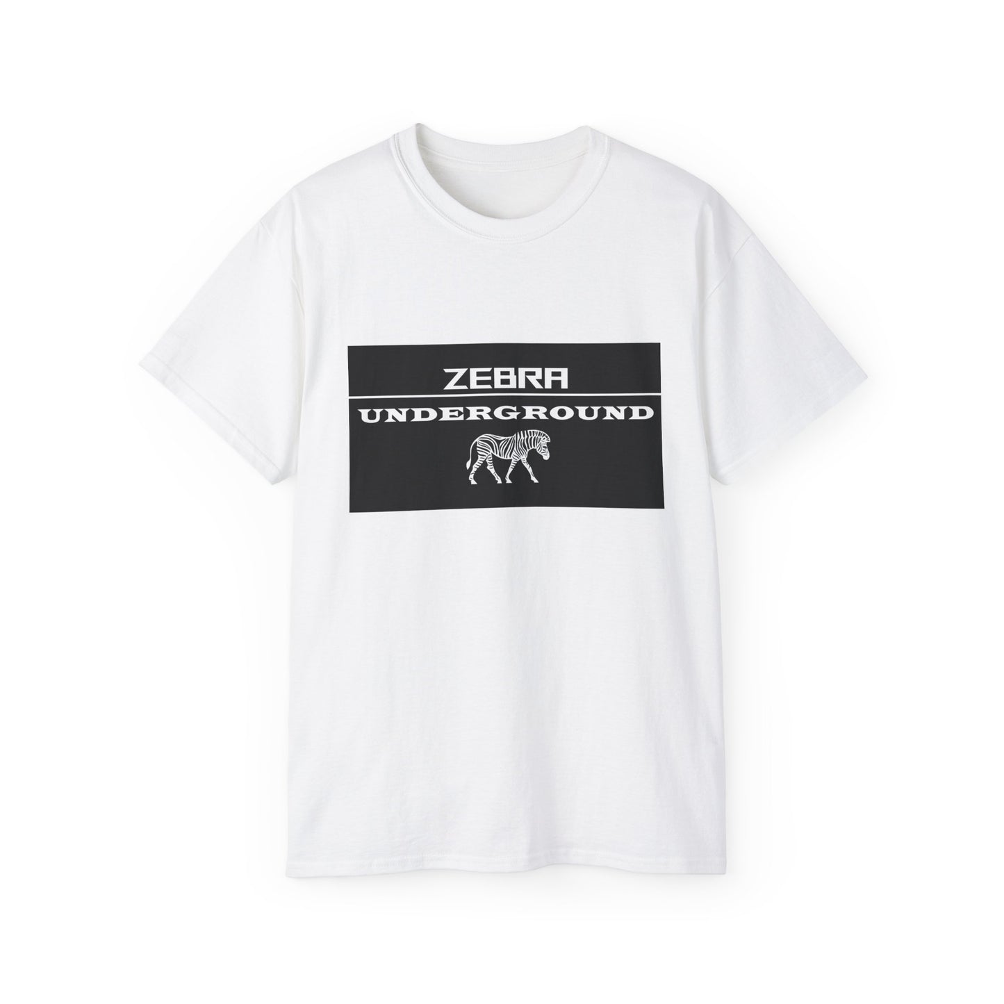 ZEBRA UNDERGROUND - White Letters - Black Background - ZEBRA UNDERGROUND