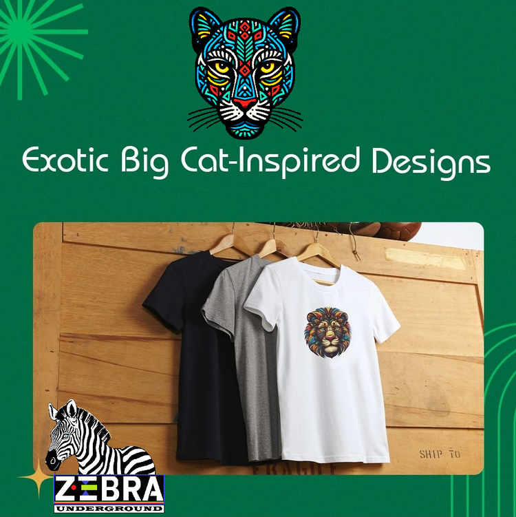 Exotic Big Cats Inspired Clothing & Accessories