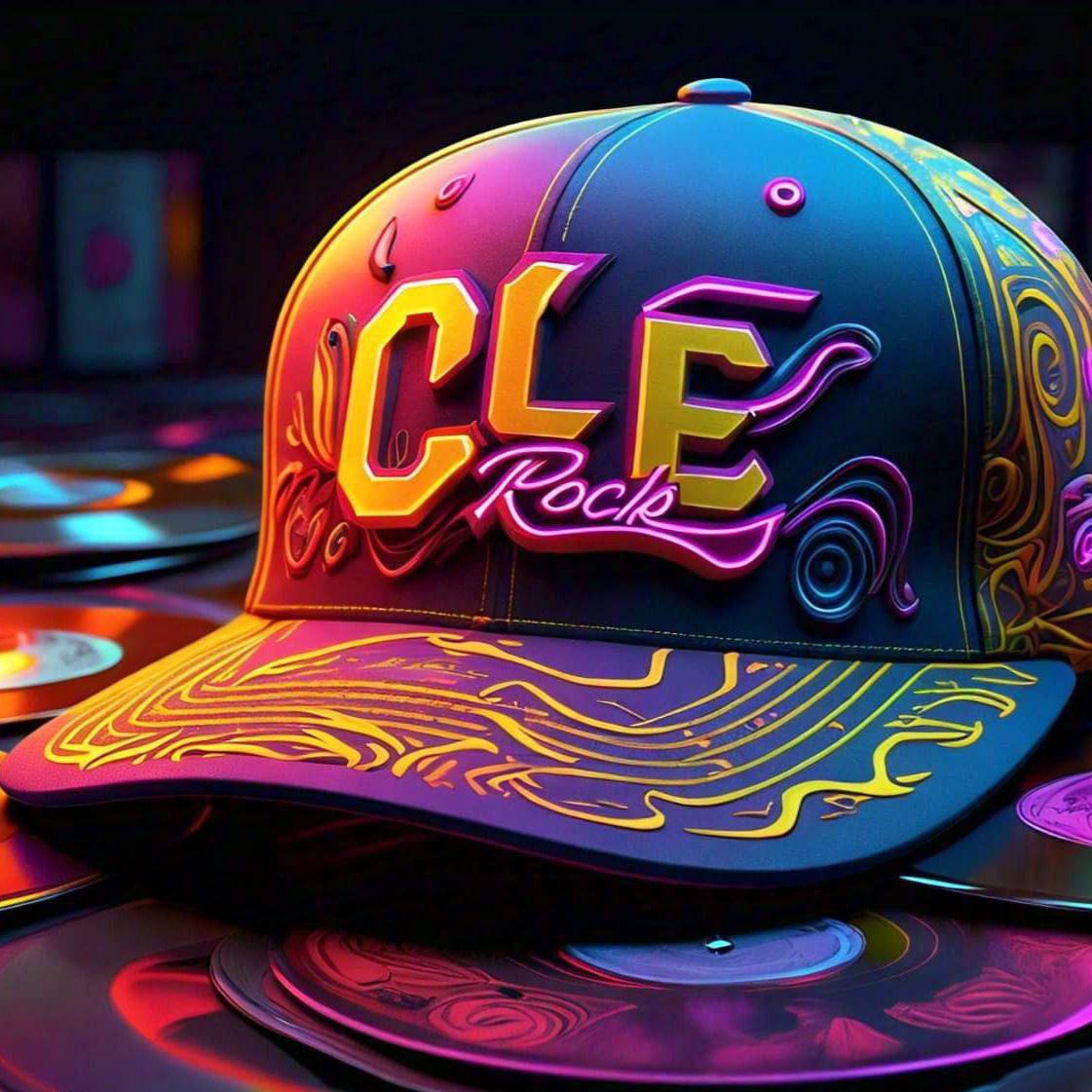 HATS-Streetwear-Cityscape.5: CLE-Rocks-Cleveland - Global Warming Warrior Wear, "S.P.C." A Social Purpose Corporation  