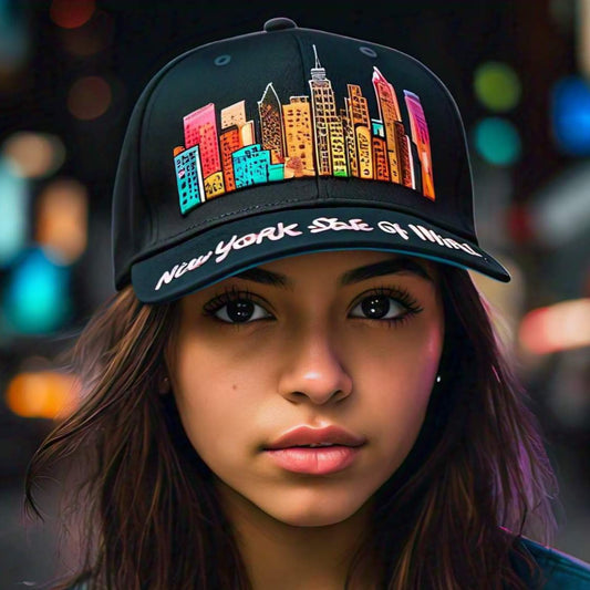 HATS-Streetwear-Cityscape.11: New York State of Mind Cityscape - Global Warming Warrior Wear, "S.P.C." A Social Purpose Corporation   ZEBRA UNDERGROUND