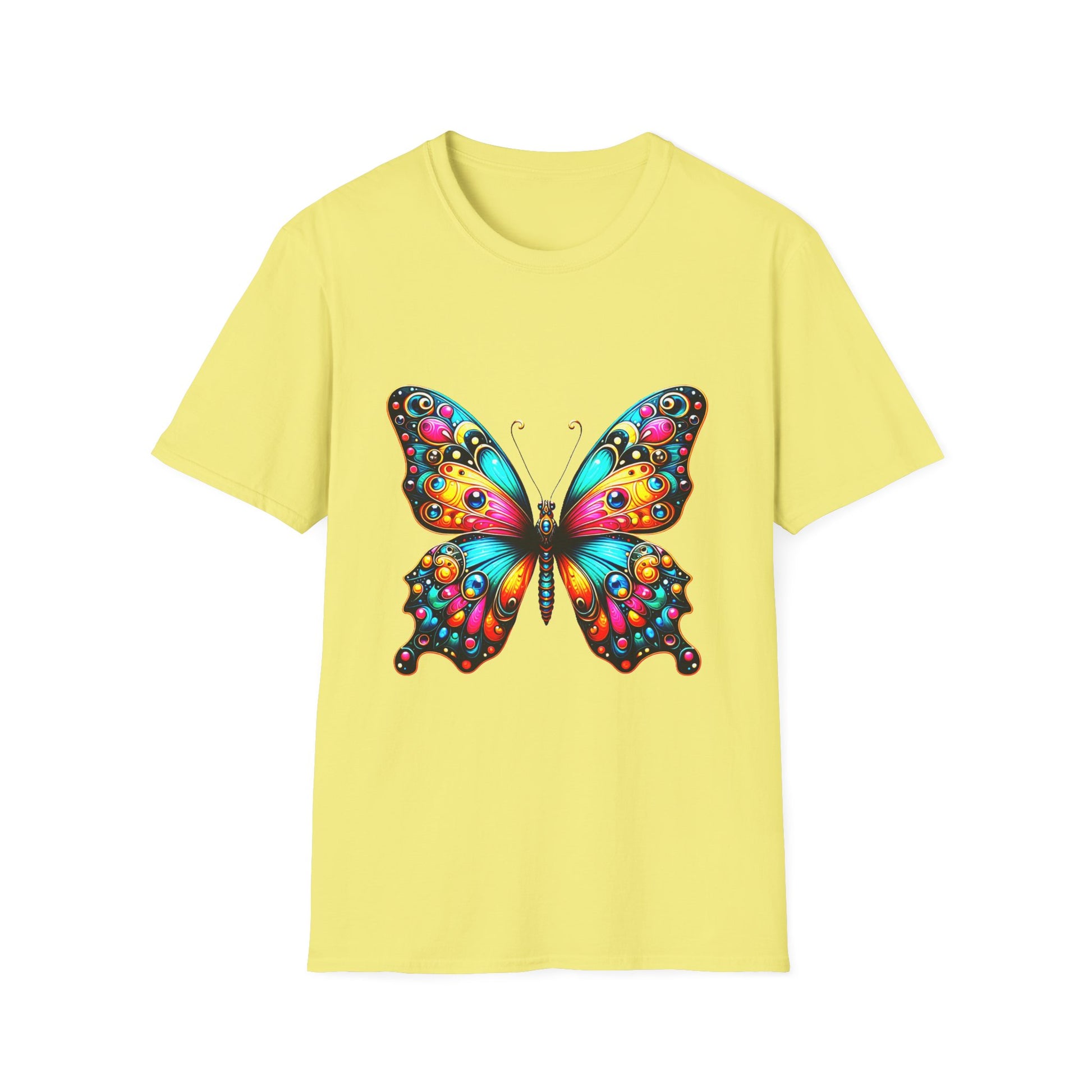 8. Butterfly / Unisex Graphic Tee Shirt - Global Warming Warrior Wear, "S.P.C." A Social Purpose Corporation  