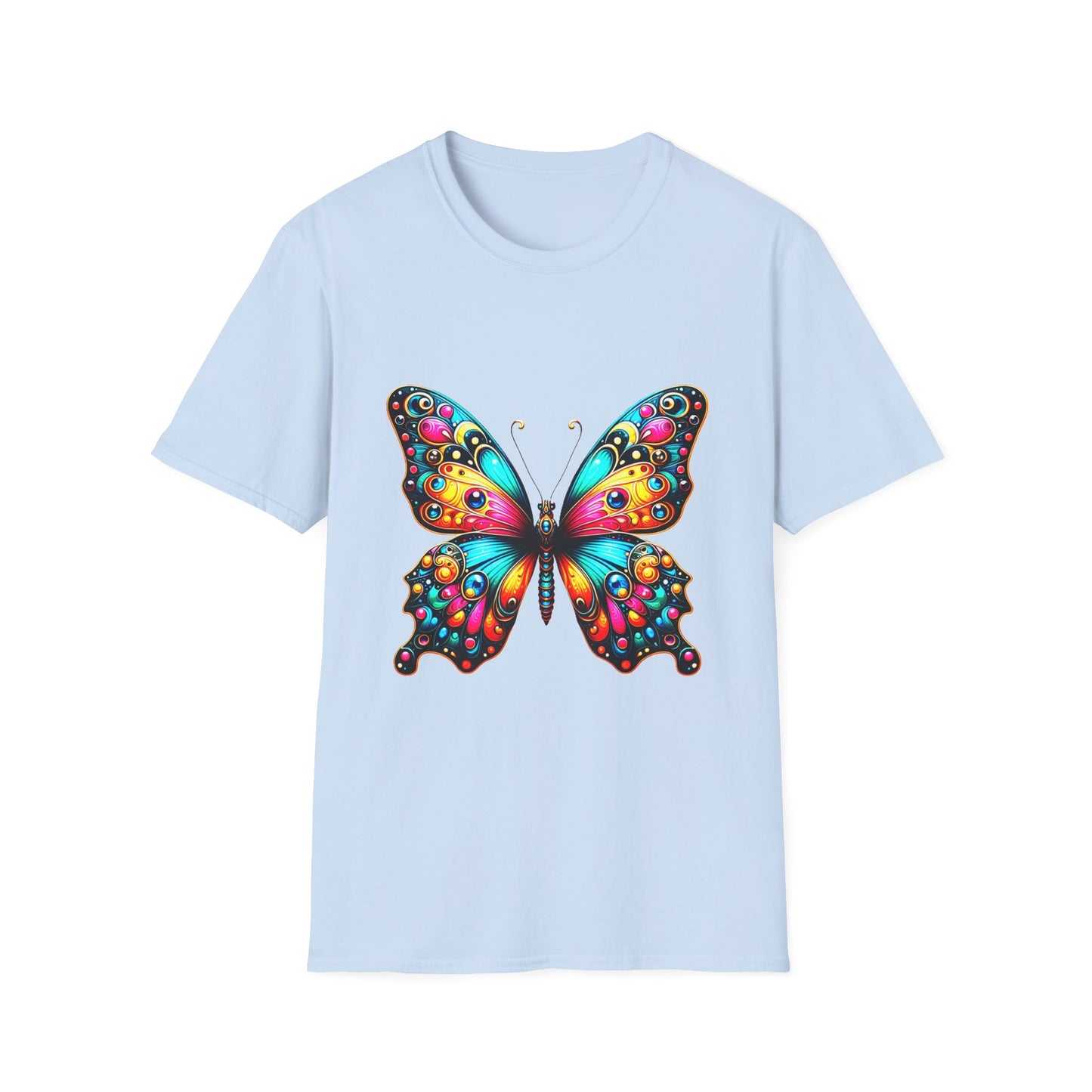 8. Butterfly / Unisex Graphic Tee Shirt - Global Warming Warrior Wear, "S.P.C." A Social Purpose Corporation  