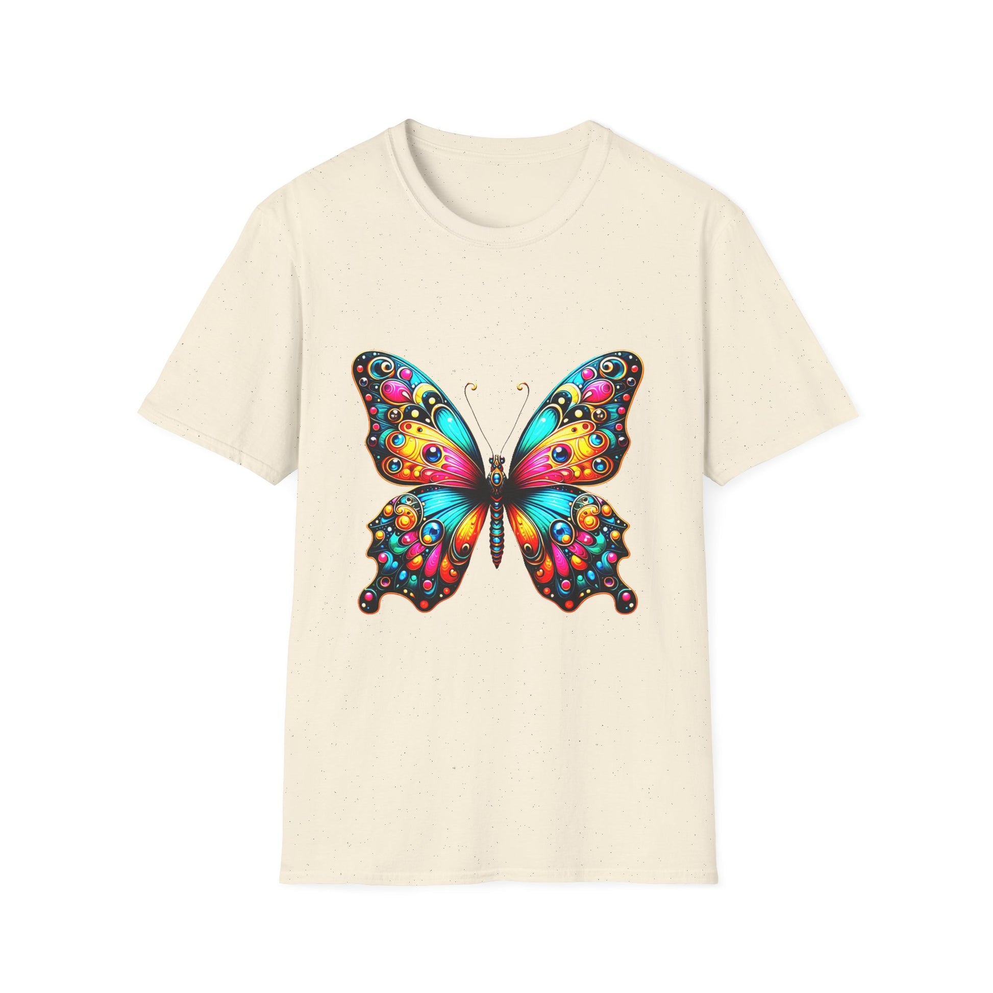 8. Butterfly / Unisex Graphic Tee Shirt - Global Warming Warrior Wear, "S.P.C." A Social Purpose Corporation  