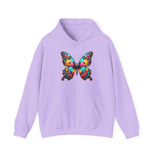 Beautiful Vibrant Butterfly Unisex Graphic Hoodie - Amazon Apparel Company  ZEBRA UNDERGROUND