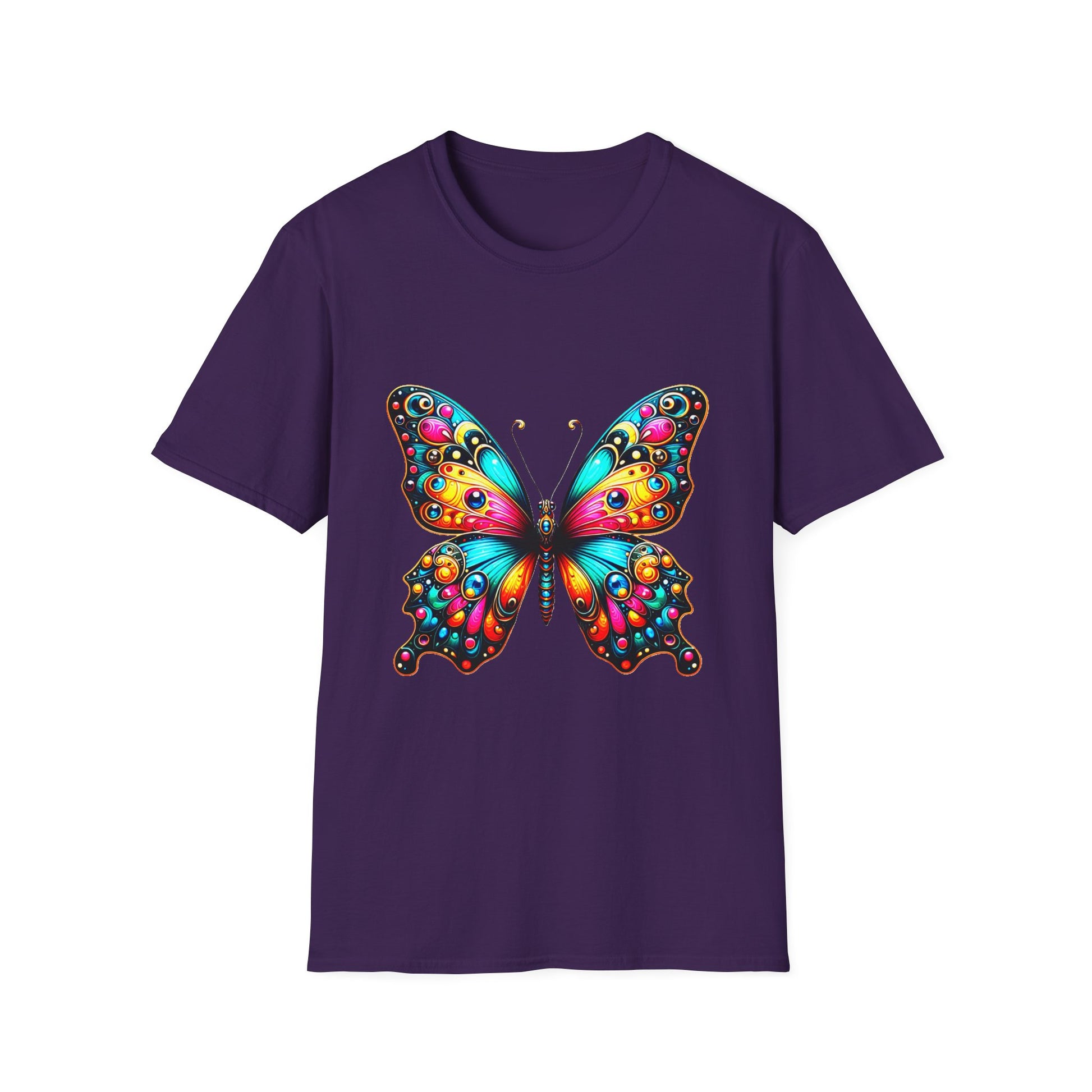 8. Butterfly / Unisex Graphic Tee Shirt - Global Warming Warrior Wear, "S.P.C." A Social Purpose Corporation  