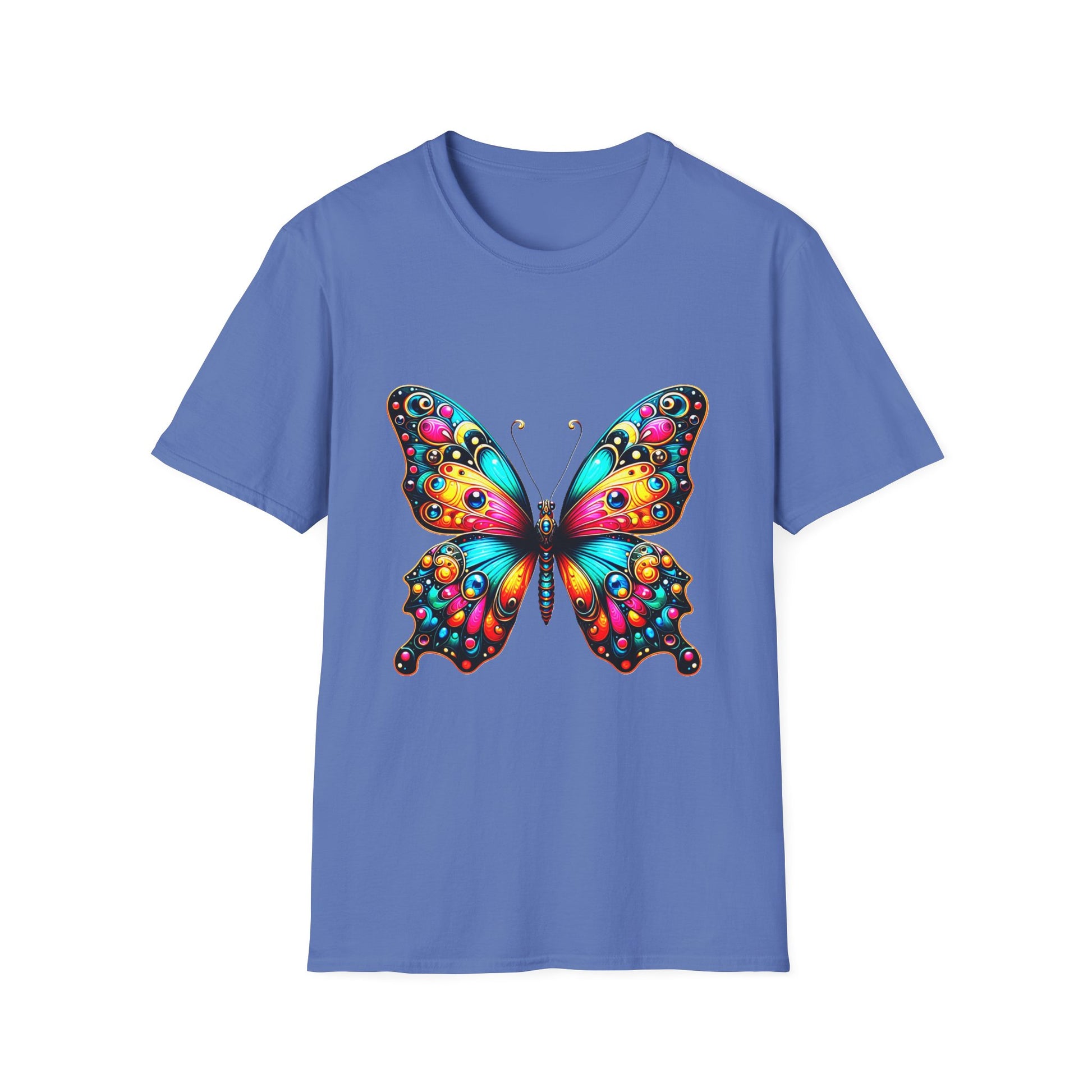 8. Butterfly / Unisex Graphic Tee Shirt - Global Warming Warrior Wear, "S.P.C." A Social Purpose Corporation  