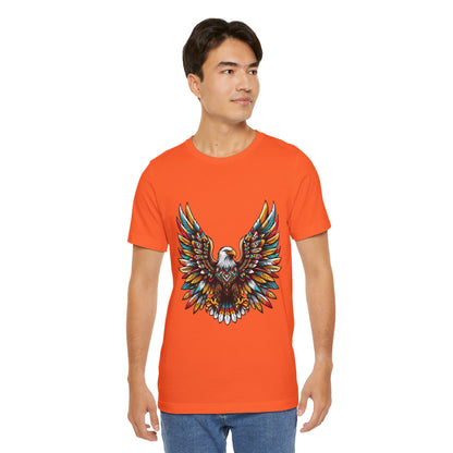 Eagle-1. Native American Inspired / Unisex Graphic Tee Shirt - Global Warming Warrior Wear, "S.P.C." A Social Purpose Corporation  