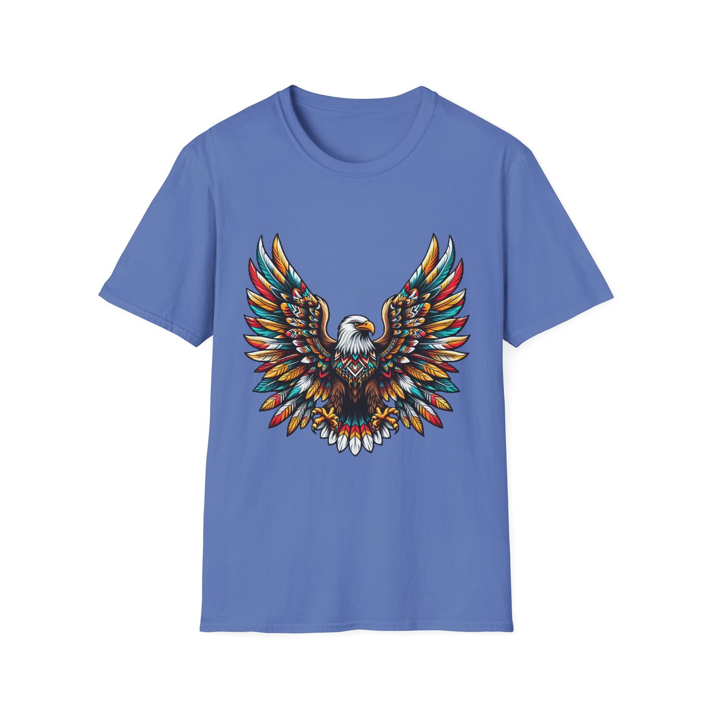 Eagle-1. Native American Inspired / Unisex Graphic Tee Shirt - Global Warming Warrior Wear, "S.P.C." A Social Purpose Corporation  