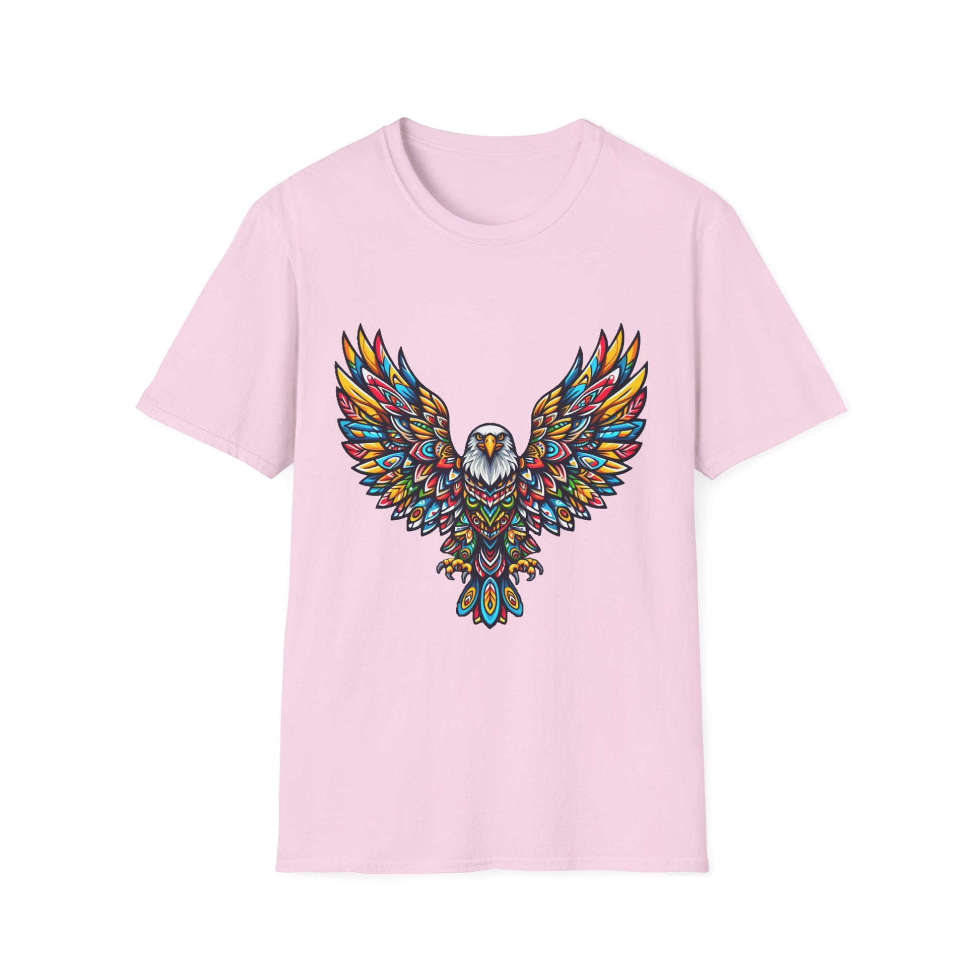 Eagle-2. Native American Inspired / Unisex Graphic Tee Shirt - Global Warming Warrior Wear, "S.P.C." A Social Purpose Corporation  