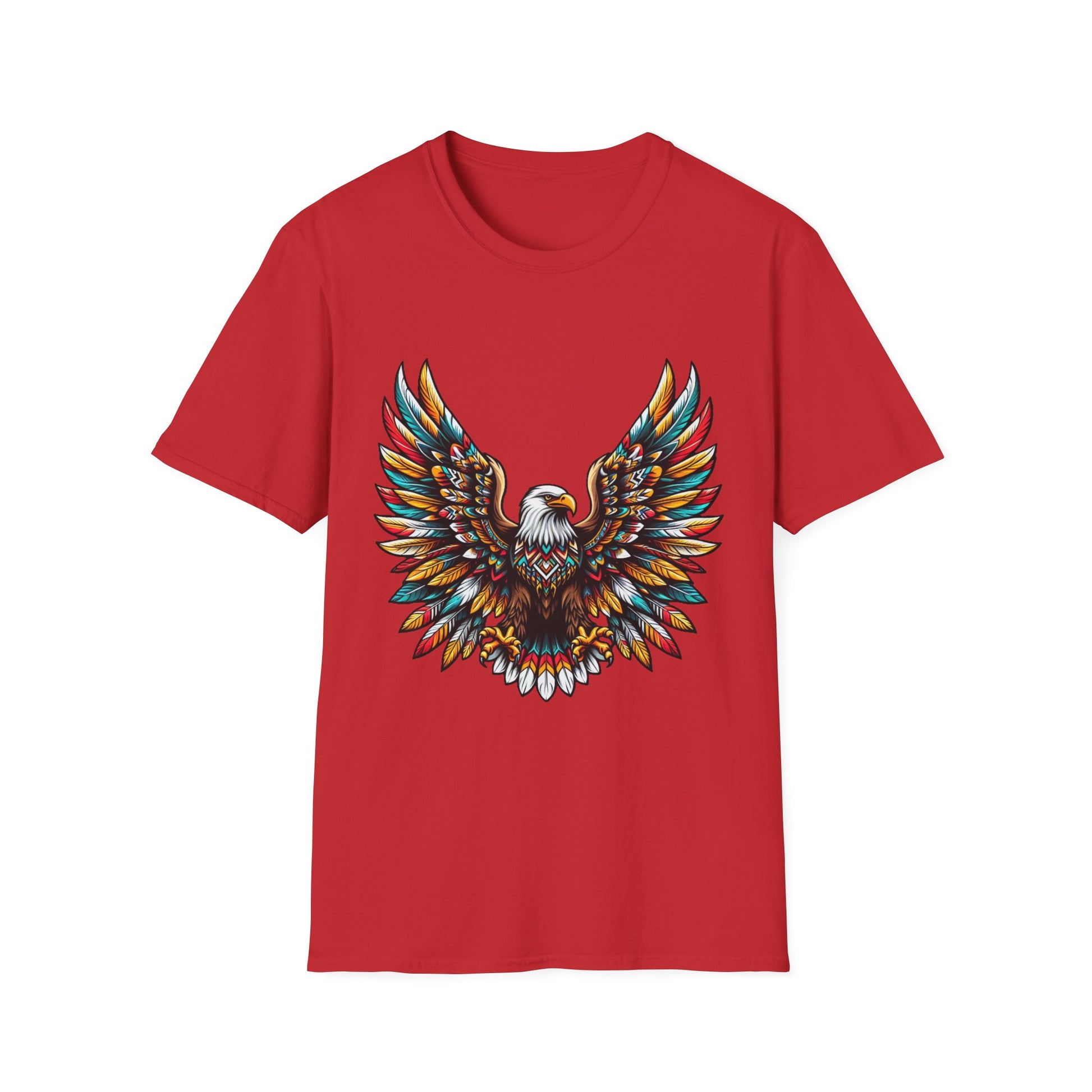 Eagle-1. Native American Inspired / Unisex Graphic Tee Shirt - Global Warming Warrior Wear, "S.P.C." A Social Purpose Corporation  