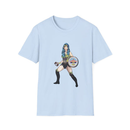 1-B. Global Warming Warrior Queen / Unisex - Graphic Tee Shirt - Global Warming Warrior Wear, "S.P.C." A Social Purpose Corporation  