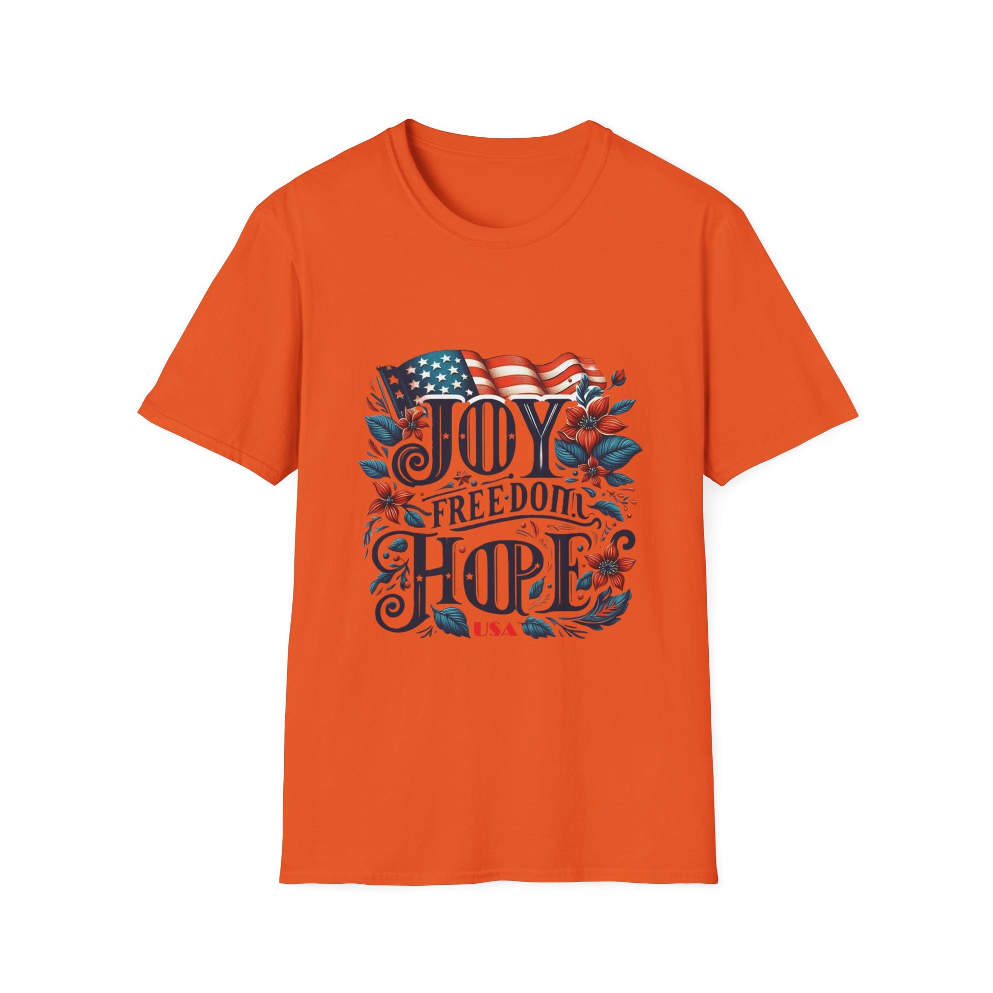 X - Vote - Joy - FREEDOM - Hope - USA-1. / Unisex Graphic Tee Shirt - Global Warming Warrior Wear, "S.P.C." A Social Purpose Corporation  