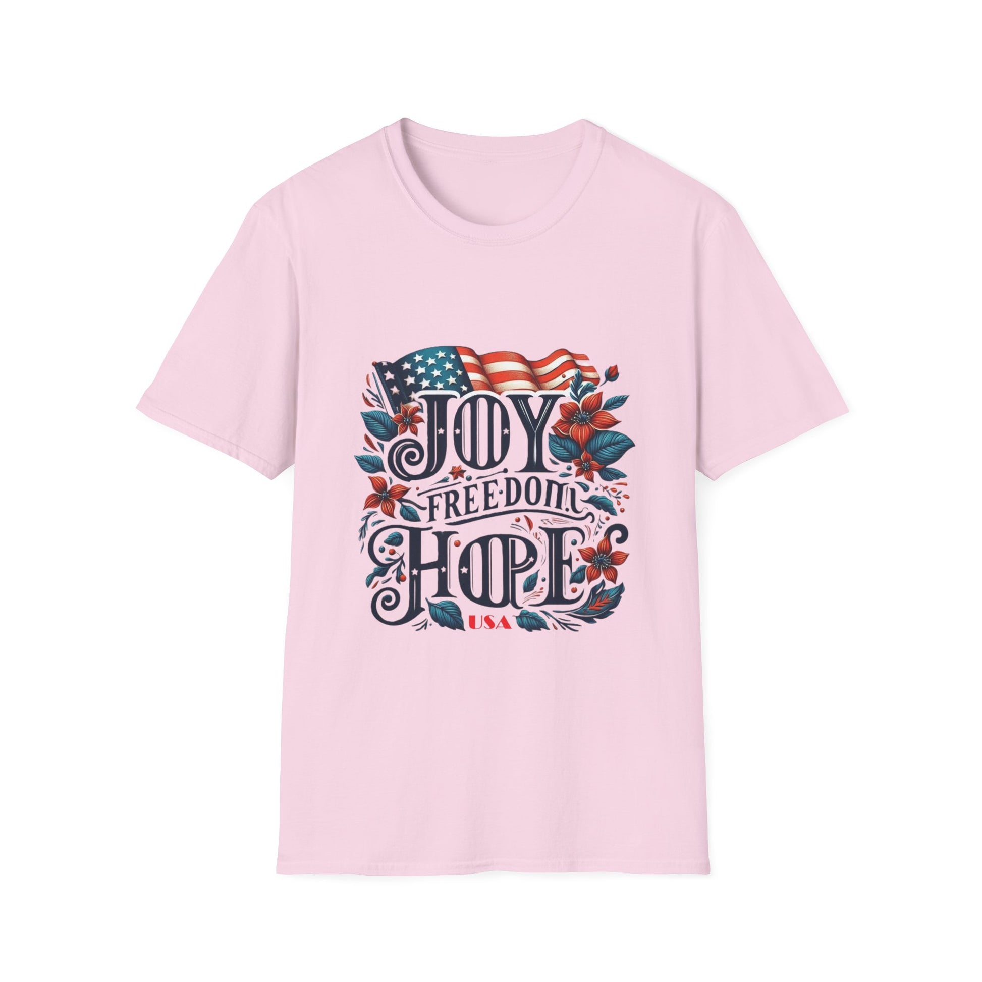 X - Vote - Joy - FREEDOM - Hope - USA-1. / Unisex Graphic Tee Shirt - Global Warming Warrior Wear, "S.P.C." A Social Purpose Corporation  