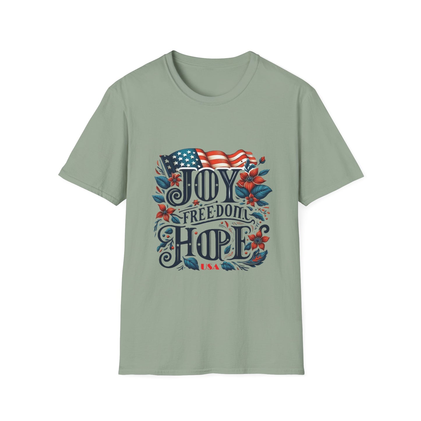 X - Vote - Joy - FREEDOM - Hope - USA-1. / Unisex Graphic Tee Shirt - Global Warming Warrior Wear, "S.P.C." A Social Purpose Corporation  