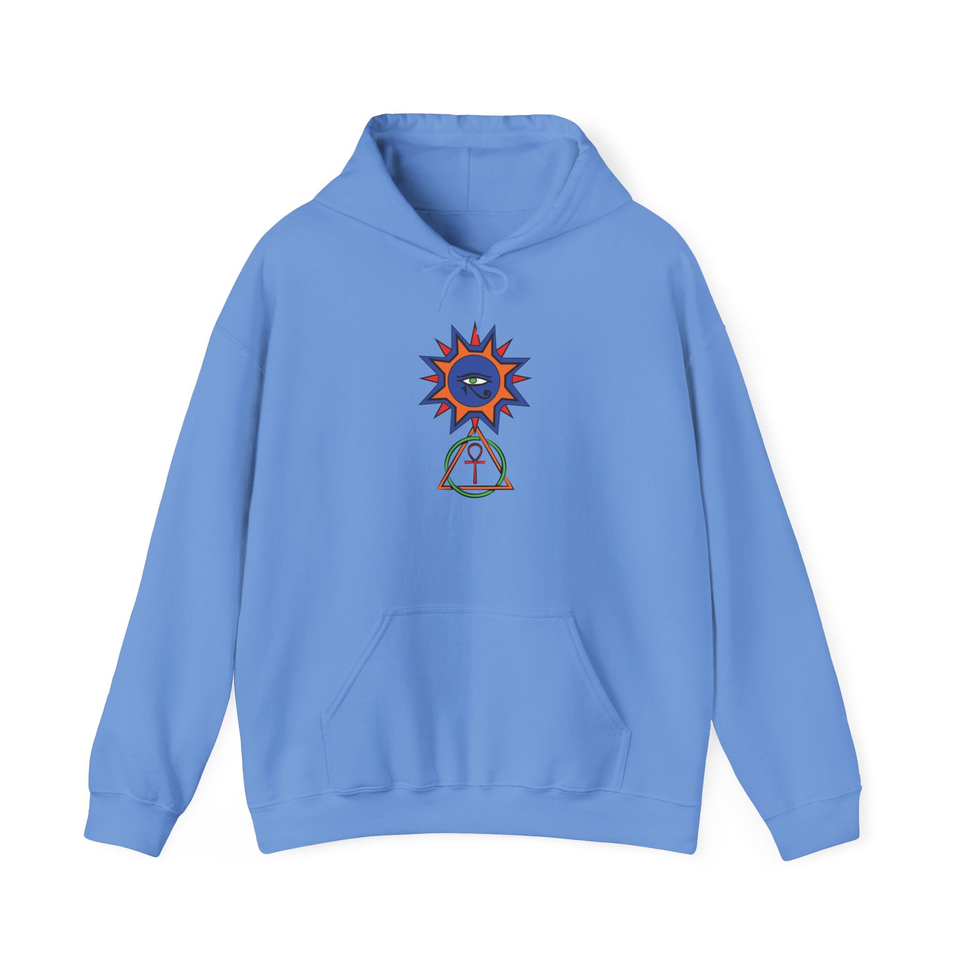 Egyptian Sun - Peace - Love - Unity Unisex Graphic Hoodie - Amazon Apparel Company 