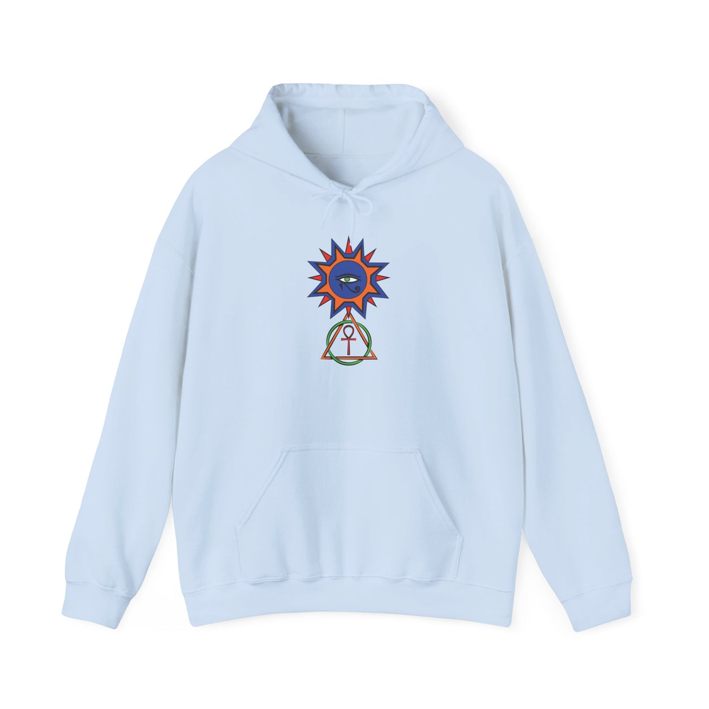 Egyptian Sun - Peace - Love - Unity Unisex Graphic Hoodie - Amazon Apparel Company 