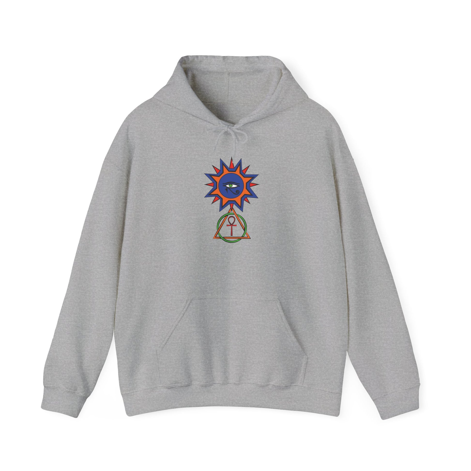 Egyptian Sun - Peace - Love - Unity Unisex Graphic Hoodie - Amazon Apparel Company 