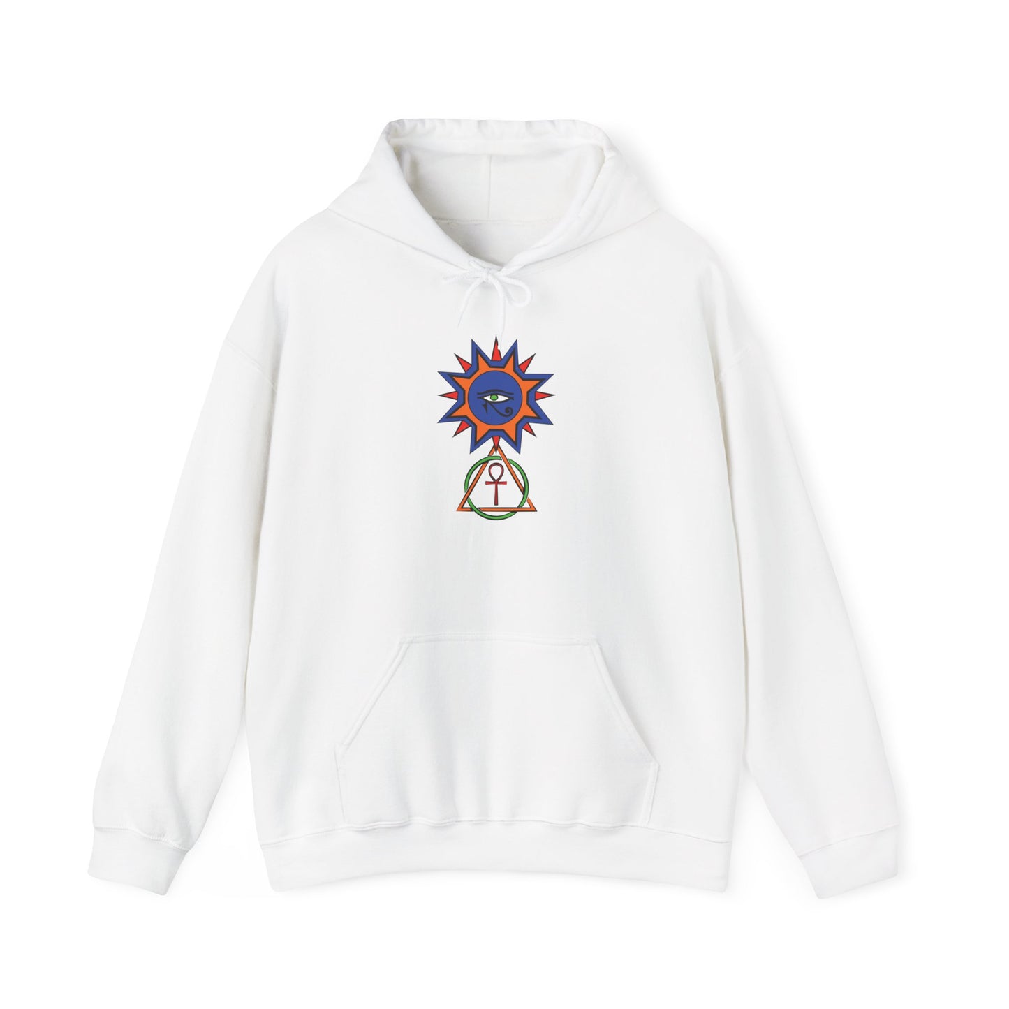 Egyptian Sun - Peace - Love - Unity Unisex Graphic Hoodie - Amazon Apparel Company 