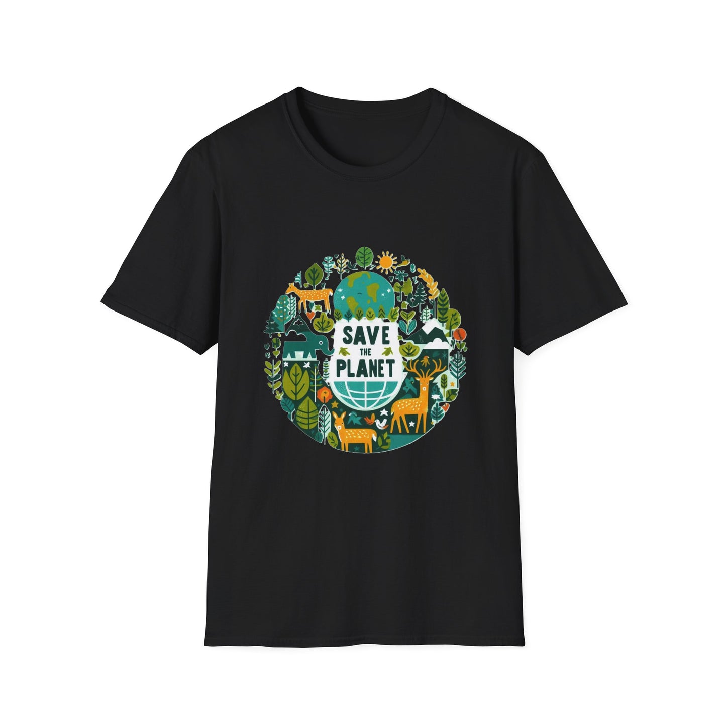 3-B. Save the Planet / Unisex Graphic Tee Shirt - Global Warming Warrior Wear, "S.P.C." A Social Purpose Corporation  