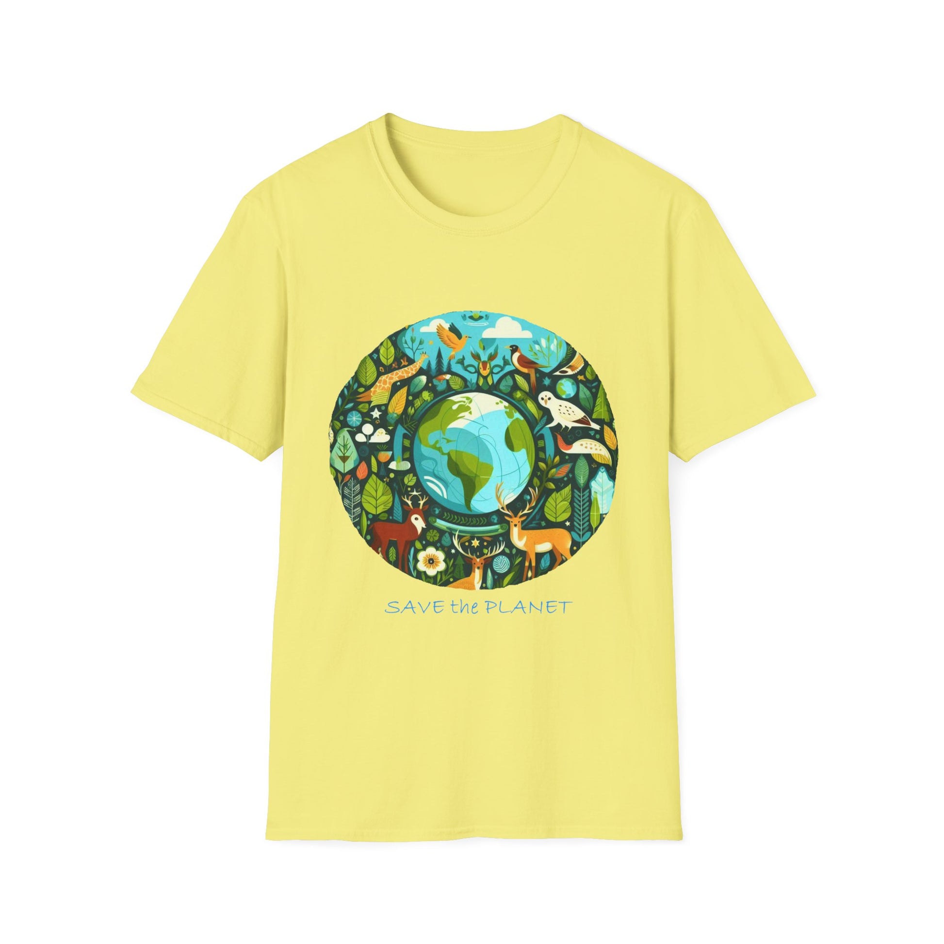 3-C. Save the Planet / Unisex Graphic Tee Shirt - Global Warming Warrior Wear, "S.P.C." A Social Purpose Corporation  