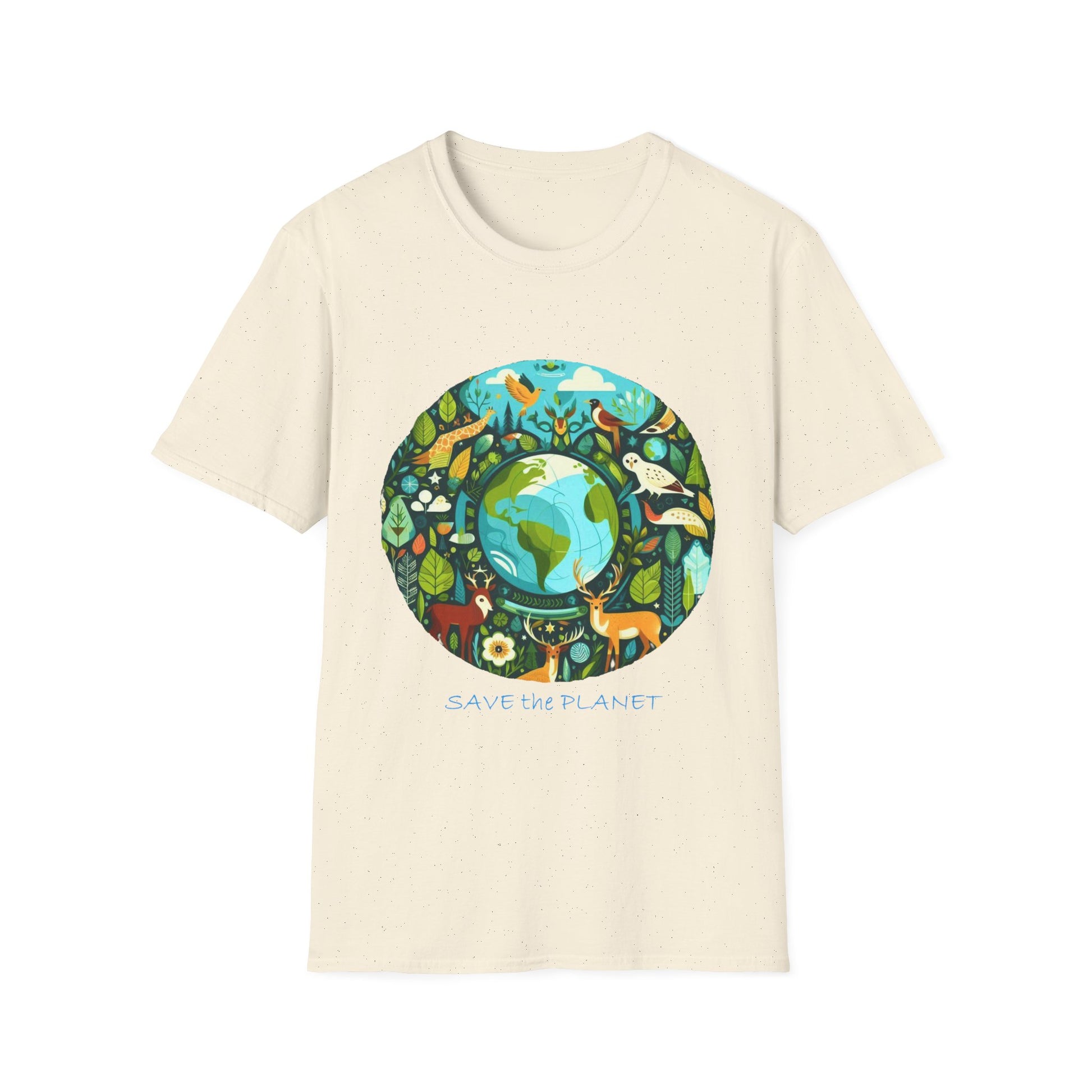 3-C. Save the Planet / Unisex Graphic Tee Shirt - Global Warming Warrior Wear, "S.P.C." A Social Purpose Corporation  