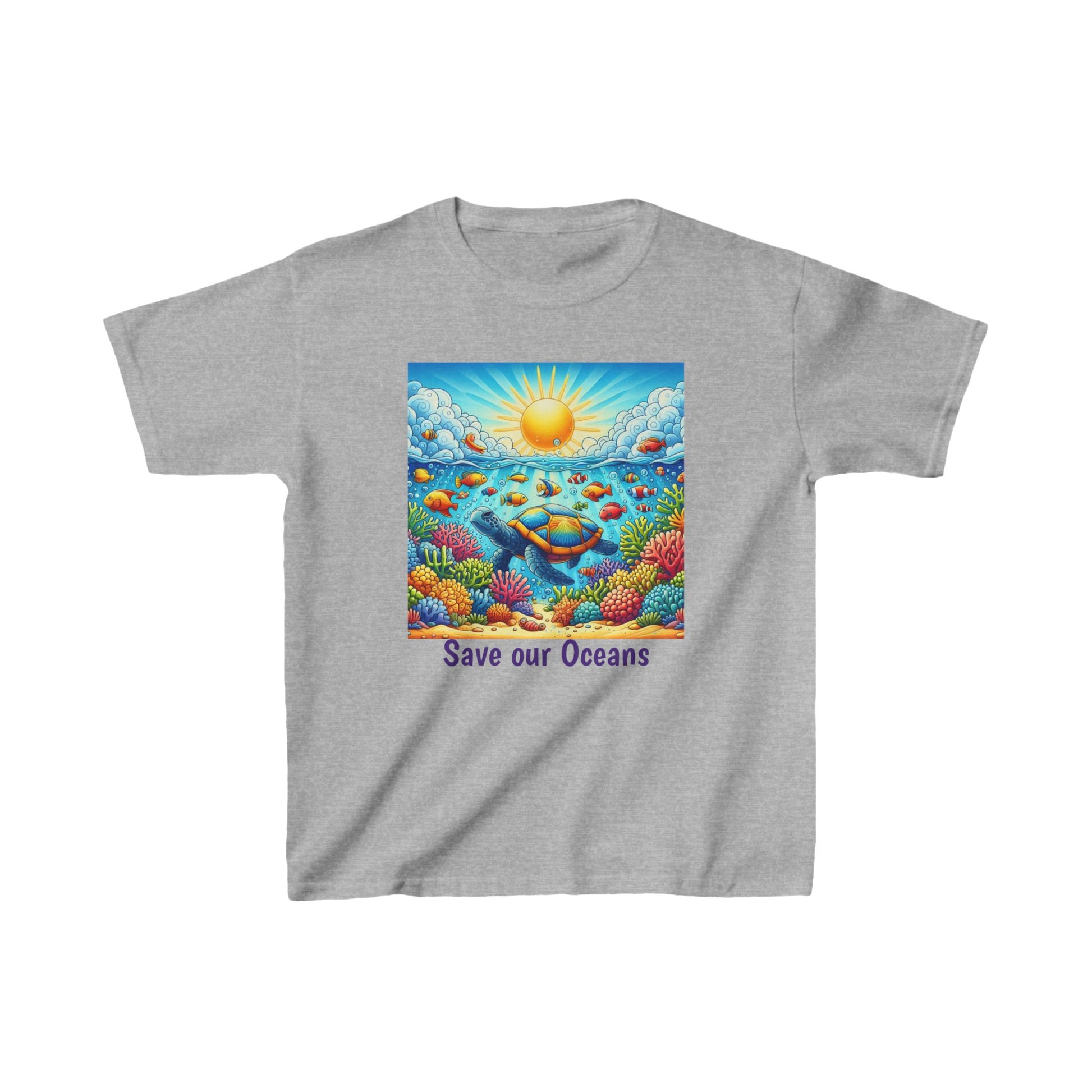 4-A. Save our Oceans / Unisex Graphic Tee Shirts - Global Warming Warrior Wear, "S.P.C." A Social Purpose Corporation  