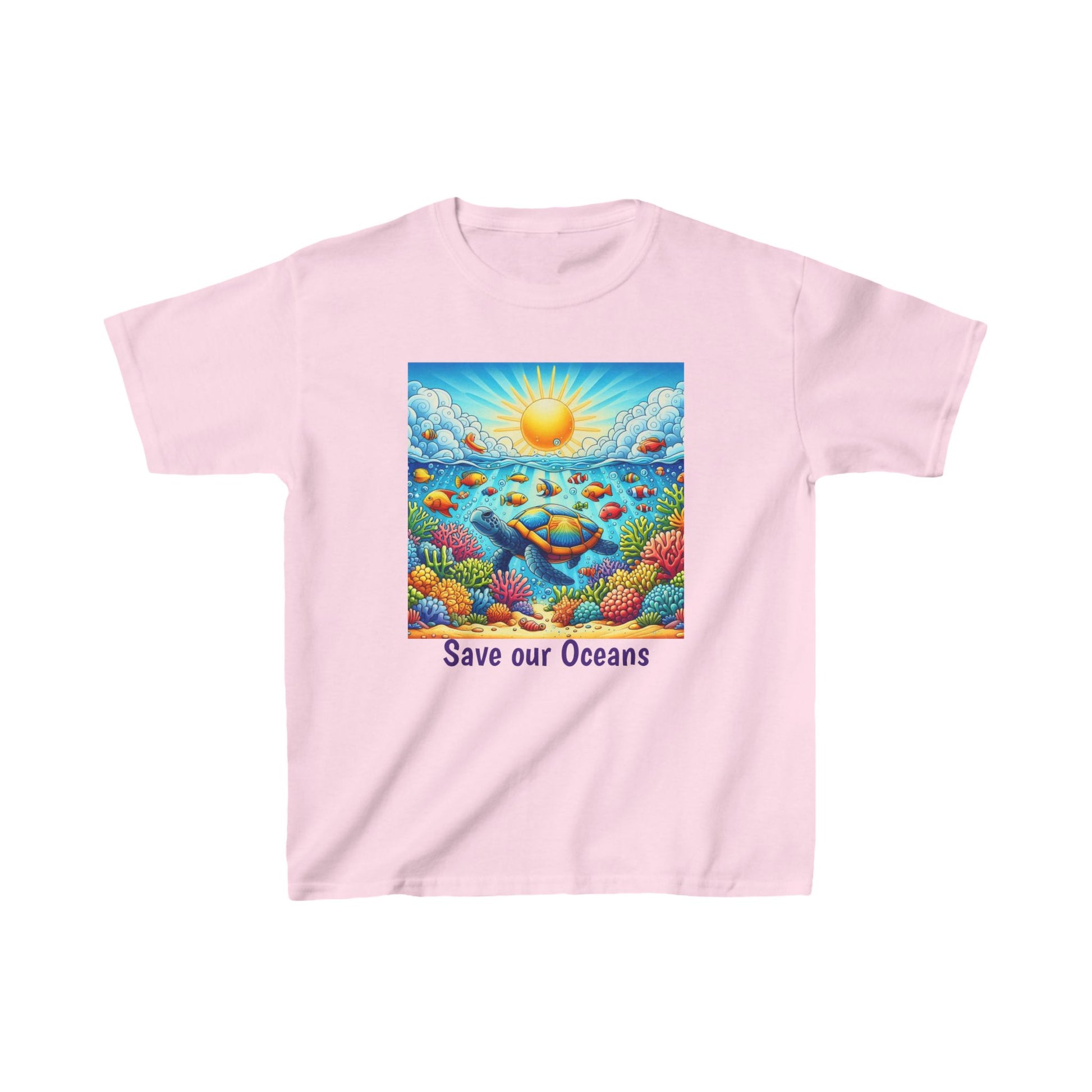 4-A. Save our Oceans / Unisex Graphic Tee Shirts - Global Warming Warrior Wear, "S.P.C." A Social Purpose Corporation  