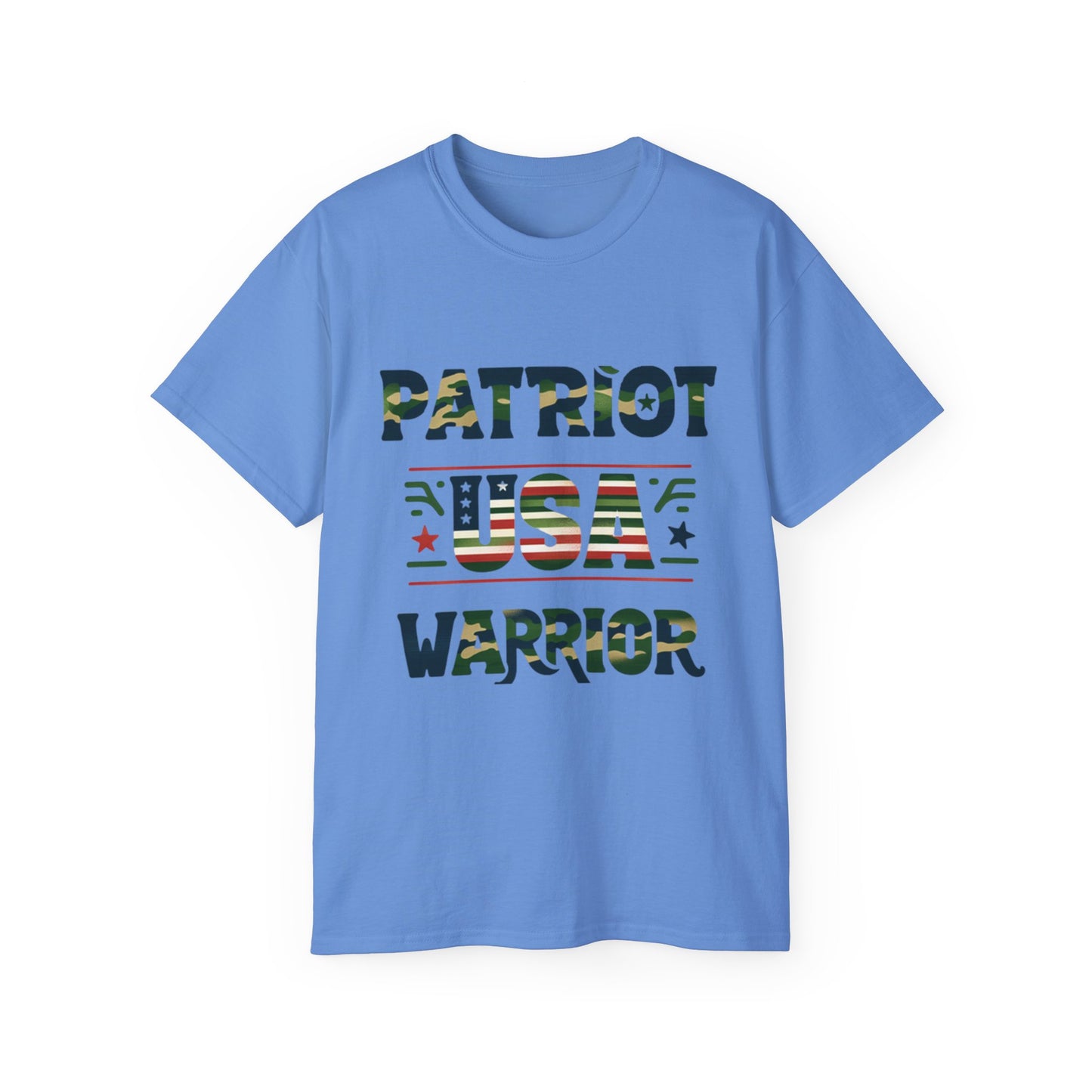 Patriot-USA-Warrior-Camo / Unisex Graphic Tee Shirt - Amazon Apparel Company 