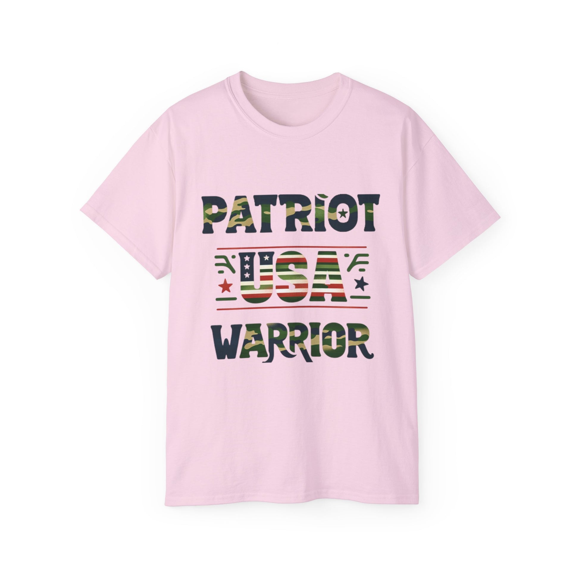 Patriot-USA-Warrior-Camo / Unisex Graphic Tee Shirt - Amazon Apparel Company 