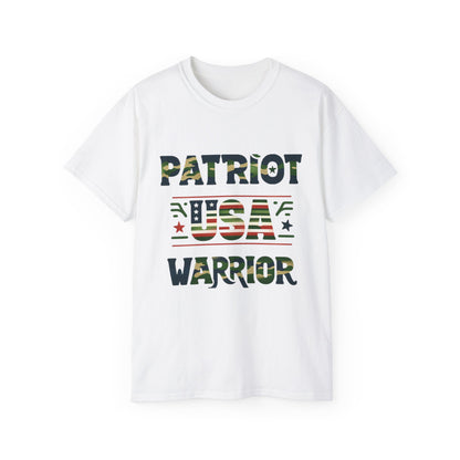 Patriot-USA-Warrior-Camo / Unisex Graphic Tee Shirt - Amazon Apparel Company 