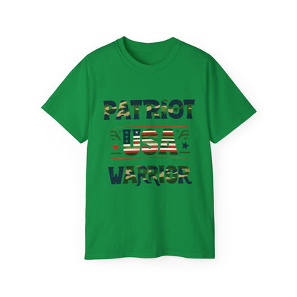 Patriot-USA-Warrior-Camo / Unisex Graphic Tee Shirt - Amazon Apparel Company 