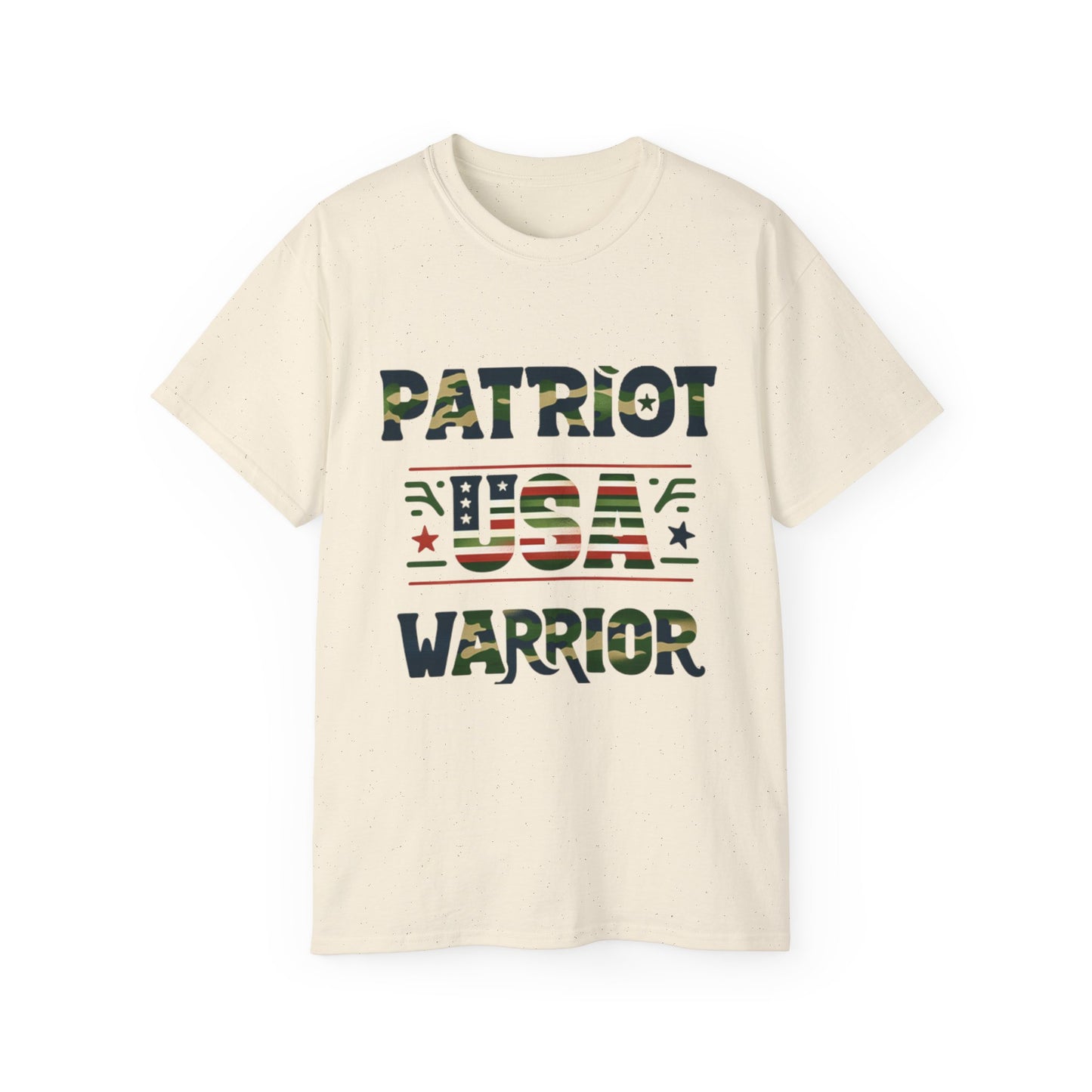 Patriot-USA-Warrior-Camo / Unisex Graphic Tee Shirt - Amazon Apparel Company 