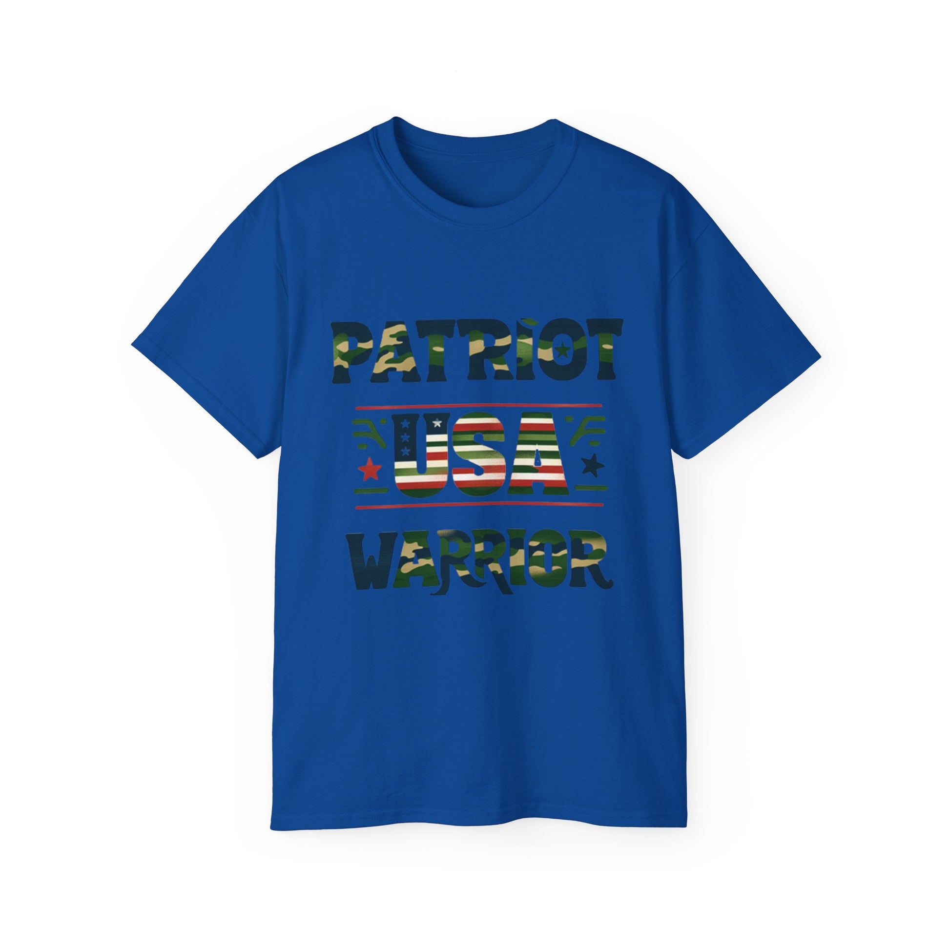 Patriot-USA-Warrior-Camo / Unisex Graphic Tee Shirt - Amazon Apparel Company 